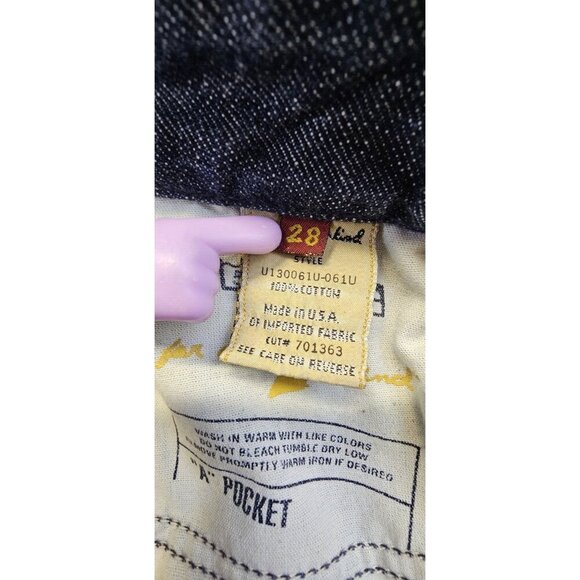 7 For All Mankind Jeans Womens 28 Blue A Pocket Relaxed Bootcut Denim - Picture 6 of 13